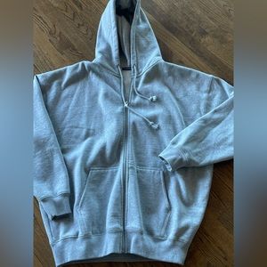 Brandy Melville Full Zip Oversized Hoodie, size L/XL Never Worn